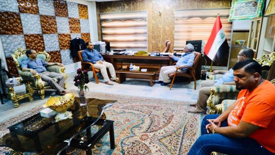 الكرعاوي” تم الاتفاق مع ادارة مطار النجف بتنظيف وتأهيل الشوارع الاربعة القريبة من المطار