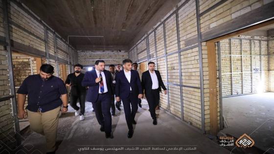 محافظ النجف يطلق دعماً عاجلاً لمستشفى الزهراء ويكشف عن أكبر مشاريع صحية في العراق