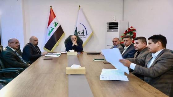 الوائلي يرؤس إجتماع مناقشة العجز المالي لمديرية الزراعة