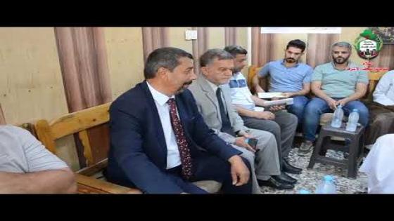 مدير بلديات النجف الاشرف رئيس مهندسين غالب حيدر الجبوري يتفقد ناحية العباسية في زيارة ميدانيا للاطلاع على واقع الخدمات