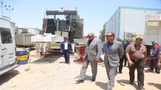 الياسري يتابع مراحل عمل محطة الكهرباء المتنقلة في قضاء الكوفة