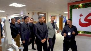 المحافظ يتفقد مستشفى الفرات الاوسط ضمن المتابعات المستمرة للواقع الصحي في المحافظة .