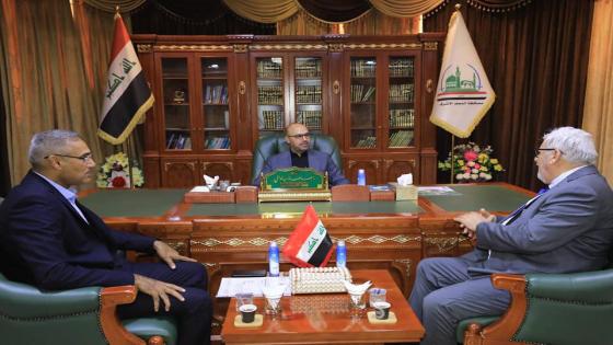 المحافظ يلتقي مدير عام شركة F&B الهولندية المنفذه لمشروع محطة مجاري الحيرة والمناذرة.