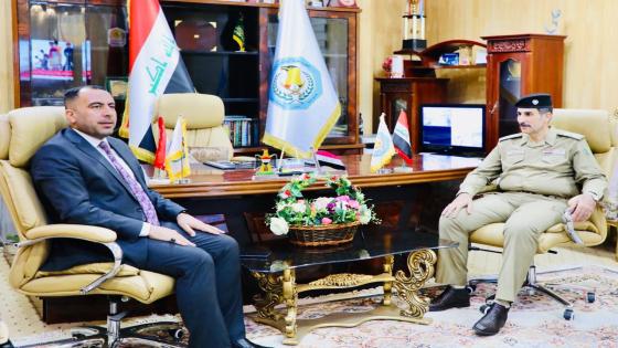 النائب الاول لمحافظ النجف الاشرف ” يؤكد على ضرورة التعاون والتنسيق بين كافة مفاصل قوى الامن الداخلي والجهات الساندة لها.