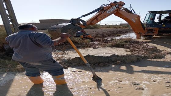 مركز الصيانة الجنوبي ينفذ حملة لادامة وصيانة شبكة ماء الاساله في ناحية النور