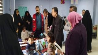 لجنة رعاية الطفولة في النجف تلبي احتياجات مركز الفرات الأوسط للأورام السرطانية