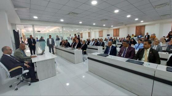 الوائلي يفتتح بناية مختبرات الحاسبات وساحة ومحطة زمزم في جامعة الفرات الأوسط التقنية.