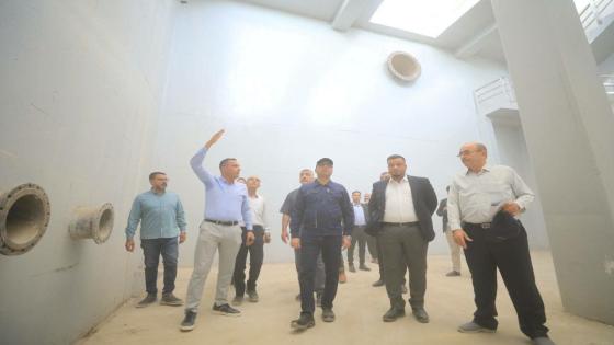 المحافظ يعلن تحقيق مراحل متقدمة في تنفيذ أعمال مشروع الخط الناقل ومحطات الرفع