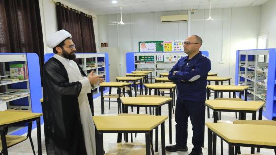 المحافظ يزور مدارس دار الزهراء الخيرية ويطلع على نظم التعليم والإدارة فيها