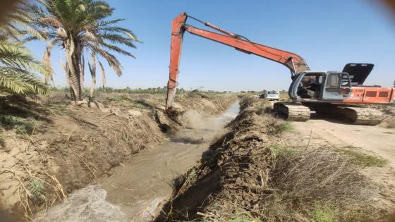دائرة صيانة مشاريع الري والبزل تواصل أعمال التطهيرات للجداول والمبازل في المحافظة