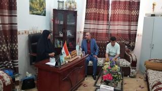 ممثل لجنة رعاية الطفولة يزور معهد ضعاف السمع وزارعي القوقعة