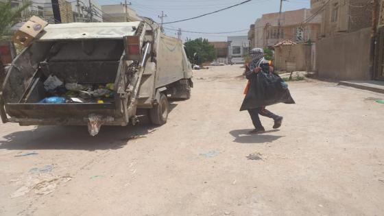 بلدية النجف الاشرف تواصل حملاتها اليومية في المحافظة