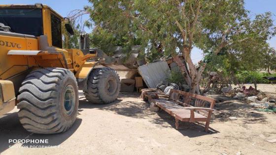 ضمن الخطة الموضوعة لانشاء متنزه النجف الكبير 