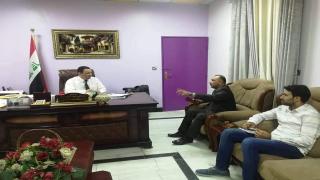 ممثل لجنة رعاية الطفولة في النجف يزور مستشفى الزهراء (ع) التعليمي للأطفال