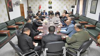 المدير العام للتربية يترأس اجتماعاً بمدراء الأقسام والشعب المرتبطة بمكتب المدير العام