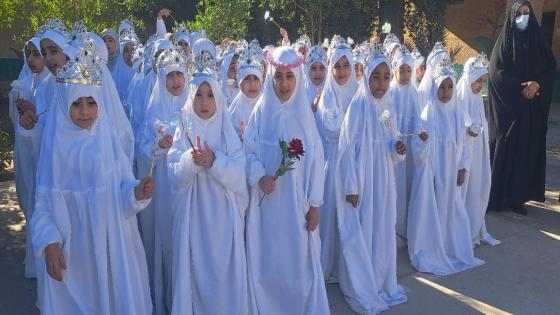 فتح صفا الكترونيا وحفل تكليف في مدرسة الانصاف الابتدائية