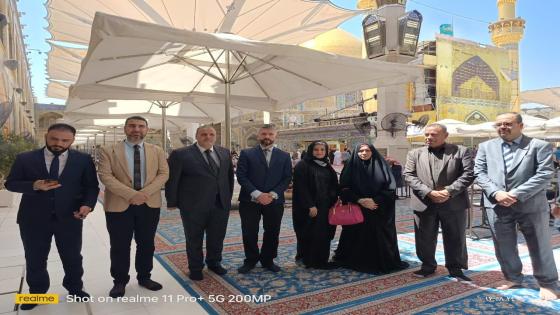 تربية النجف الاشرف تستقبل وفداً من مدارس المتميزين من تربية الموصل وممثلية دهوك