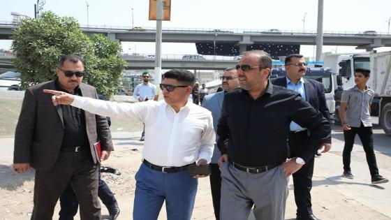 بلدية النجف الاشرف : المحافظ ومدير البلدية يتابعان الاعمال والمشاريع المنفذة من قبل بلدية النجف الاشرف في المحافظة