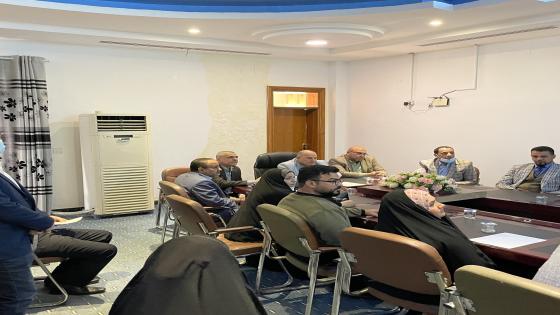 فريق من وزارة التخطيط يزور محافظة النجف الاشرف للاطلاع على سير عمل مشروع الرقم الوظيفي