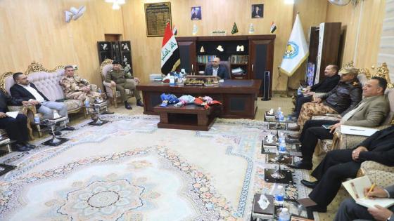 المحافظ يترأس اجتماعا امنيا لمناقشة تعزيز الامن في النجف