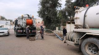 مديرية المجاري: تواصل اعمال تنظيف وتسليك الخطوط المطرية في قضاء الكوفة المقدسة