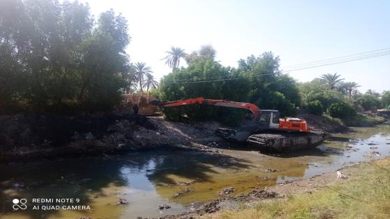 الموارد المائية تواصل اعمال التطهيرات للانهر في المحافظة