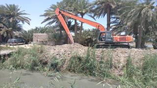 الموارد المائية تواصل اعمال التطهيرات للانهر في المحافظة