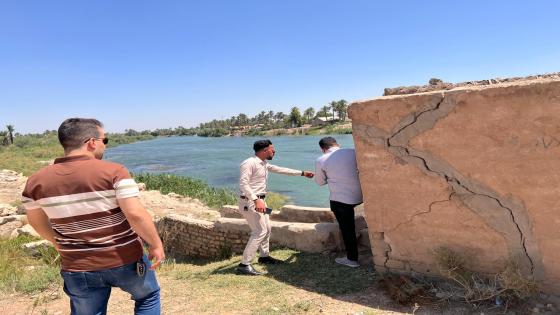 الموارد المائية تواصل اعمال متابعة المضخات الزراعية المتجاوزة في المحافظة .