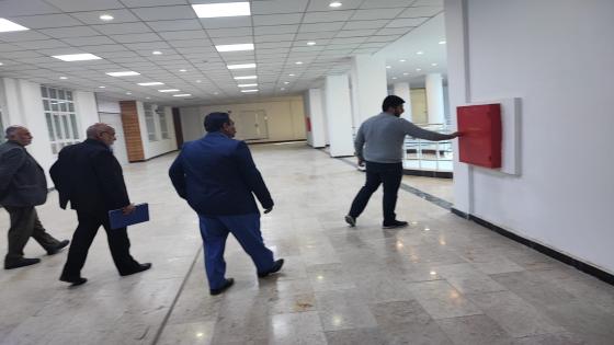 المركز الوطني للصحة والسلامة المهنية يتابع إجراءات السلامة المهنية في مديرية بلديات النجف الأشرف