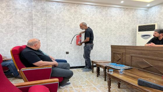 الصحة والسلامة المهنية تقيم ندوة تثقيفية في دائرة صحة النجف الأشرف