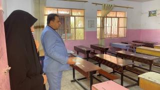 المدير العام للتربية يتفقد عدداً من مدارس المحافظة