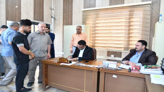 مدير فرع توزيع الكهرباء يتابع طلبات المواطنين ويولي إهتمامه المباشر ويوعز بحلها بالسرعة الممكنة