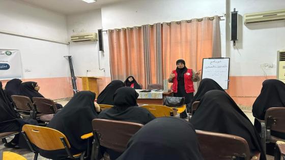 شباب ورياضة النجف تقيم ورشة حول الأجهزة الطبية البسيطة وطرق استخدامها في منتدى الغدير النسوي