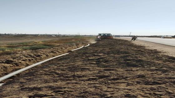 مديرية ماء النجف الاشرف تكمل مد انبوب جديد في ناحية الحرية