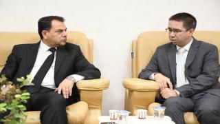 المدير العام لتربية النجف الاشرف يستقبل سيادة القنصل التركي في المحافظة