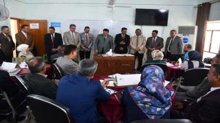 تربية النجف الأشرف تستقبل وفدين من تربيتي المثنى والديوانية