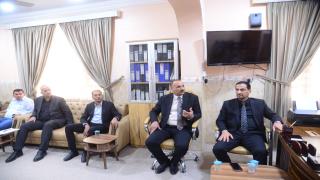 الموارد المائية تستقبل السيد وكيل وزير الموارد المائية في مبنى المديرية