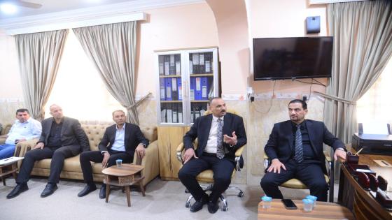 الموارد المائية تستقبل السيد وكيل وزير الموارد المائية في مبنى المديرية