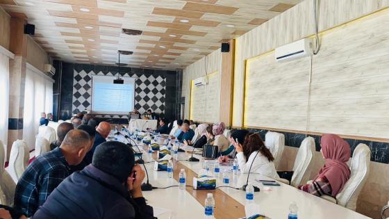 مديرية التخطيط تشارك في ورشة لجان الاشراف لمشاريع الصندوق.