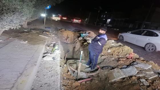 ملاكات فرع توزيع كهرباء النجف الأشرف يواصل أعمال إصلاح وصيانة العوارض الفنية للشبكة الكهربائية