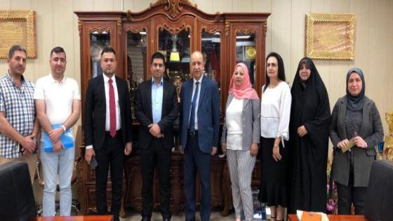 محافظة النجف الاشرف تشارك اجتماع في مكتب الوكيل الفني لوزير الاتصال بخصوص تفعيل العمل ببرنامج الختم الرقمي