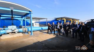 مشروع ماء الحرية بنسبة إنجاز 95% وبقدرة 1000 متر مكعب/ساعة يقترب من تحقيق هدفه لتلبية احتياجات الناحية