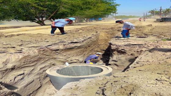 مجاري النجف: متابعة تنفيذ مشروع شبكة مياه الصرف الصحي في المشخاب