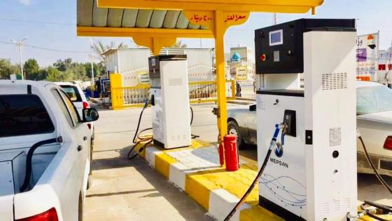 إستمرار تزويد السيارات بوقود الغاز السائل في محطة بوابة القدس الواقعة في مركز محافظة النجف الأشرف