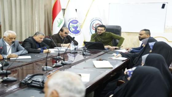 الموارد المائية في النجف الأشرف تفتتح دورة السلامة المهنية في المحافظة.