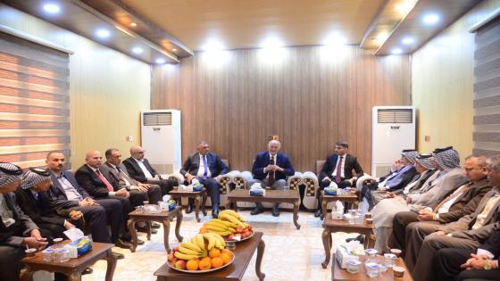 وزير الموارد المائية يزور محافظة النجف الأشرف ويتابع الوضع المائي في المحافظة