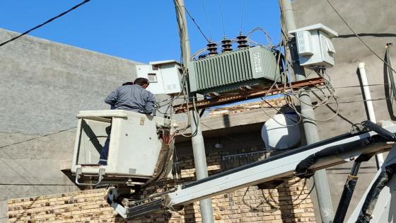 ملاكات فرع توزيع الكهرباء تواصل أعمال فك الإختناقات وتأهيل واقع الشبكة الكهربائية ضمن قاطع المسؤولية