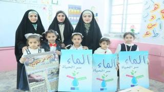 زراعة اكثر من ٢٠٠٠ شجرة في ٣٤ مدرسة في النجف الاشرف