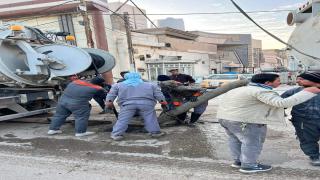 مديرية المجاري: حملة واسعة لصيانة شبكة مياه الصرف الصحي في حي الحسين