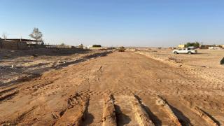 الإعلام والاتصال الحكومي يوثق أعمال تأهيل الشوارع في ناحية الشبكة